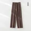 Conjunto de Lino Estilo New Old Money, Ropa Casual de Verano para Casa, Top de Manga Corta, Pantalones Casuales Sueltos Delgados, Una Pieza Envío Directo