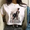 Sourcing Transfronteiriço Moda Retrô Solta Fofa Manga Curta T-shirt Feminina Estilo Europeu e Americano Cidade das Meninas Amazon
