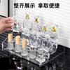 Suporte de Exibição de Escada de Acrílico Caixa Surpresa Figura Perfume Cosméticos Bebida Alcoólica Display Rack de Armazenamento Transparente