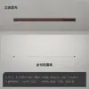 Luz de Pasillo de Espectro Completo, Luz de Techo Minimalista de Tira Larga con Textura de Madera Nórdica, Luz para Entrada Balcón, Luz LED