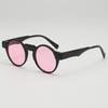 Gafas de sol redondas retro estilo Harajuku sencillas para mujer 2025, nuevas gafas de sol anti-UV de hip hop para celebridades de Internet, gafas para hombre
