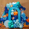 Decorações de Balões de Dia das Crianças e Aniversário Dopamina Aquário ao Ar Livre Sessão de Fotos de Aniversário Decorações de Shopping Temáticas do Oceano