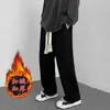 Pantalones deportivos para hombre talla grande estilo americano, pantalones rectos de pierna ancha, estilo ins de alta costura, pantalones casuales modernos y versátiles para primavera y otoño