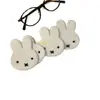 Conejo Miffy de Peluche Conejo de Dibujos Animados Dulce Pinza para el Cabello de Conejo Calcomanía Mágica Corazón Dulce de Niña Calcomanía Trasera de la Cabeza sin Costuras