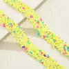 Respaldo Adhesivo Termofusible de Doble Cara, Tiras de Diamantes Mixtos Cilíndricos de Resina Colorida, Tiras de Diamantes de 1.5cm de Ancho, Pegatinas de Cristal para Zapatos y Bolsos