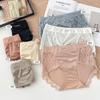 Ropa Interior Sexy de Encaje para Mujer, Alta Elasticidad, Transpirable, Entrepierna Antibacteriana, Sin Costuras, No Pellizca, Shorts Triángulo con Entrepierna Antibacteriana