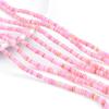 Color de concha natural añadido cuentas redondas irregulares con agujero central pulsera hecha a mano diy espaciador collar accesorios de joyería