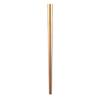 Palillos de estilo coreano de acero inoxidable 304, juego de palillos cuadrados dorados antideslizantes, palillos de estilo japonés, vajilla de acero inoxidable.
