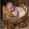 Venda Quente Transfronteiriça Cadeira de Rattan Retrô Infantil Adereços Cadeira Estúdio de Fotografia Adereços de Foto Fotografia de Bebê Recém-nascido