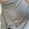 Collar Colgante de Flor Estilo Coreano Estilo Ins Cadena de Clavícula Simple de Gama Alta Joyería de Moda Versátil al por Mayor Mujer