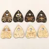 Nuevos adornos artesanales de madera con bola de cristal, chasis creativo con forma de animal y corazón, base de piedra energética, productos de madera