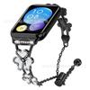 Adecuado para Pulsera Inteligente Xiaomi 8/9/10Pro Pulsera Incrustada de Diamantes Correa de Reloj Trébol de Amor Redmi 4/5/6