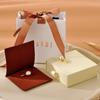 Bolsa de Almacenamiento para Joyería de Microfibra Engrosada de Alta Gama, Fabricación Artesanal en Pequeñas Cantidades, con Tapa abatible, Bolsa de Embalaje para Joyería de Terciopelo por Ambos Lados