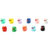 Resina Color Realista Patito Accesorios DIY Nuevo Venta al por Mayor Lindo Patito Colorido Adornos de Animales