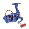 Carretilha de Spinning para Pesca com Iscas Artificiais Transfronteiriça, Carretilha de Pesca Totalmente em Metal, Carretilha para Pesca de Jangada, Carretilha para Arremessos de Longa Distância, Carretilha de Spinning
