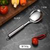 Espátula Redonda de Tubo de Acero Inoxidable Colador de Cocina Espátula Cuchara para Arroz Cuchara para Sopa Tamizador de Polvo Tenedor para Filete y Carne Juego de Siete Piezas Utensilios de Cocina Regalo