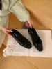 Sapatilhas Lantejoulas para Mulheres, Sapatos de Encaixar com Bico Quadrado, Sapatos de Vovó, Disponíveis em Várias Cores