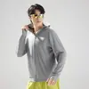 Ropa popular para exteriores con protección solar UPF50+ de seda helada para hombres y mujeres, chaqueta de verano para la piel para mujeres, chaqueta ligera delgada con protección UV para hombres