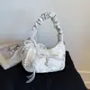 Bolso de mano para mujer 2025 Verano Nuevo Diseño Nicho Bolso Bandolera de Cadena Bolso Fruncido Tipo Dumpling Trabajo Bolso Pequeño