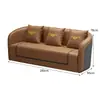 Conjunto de Mesa e Cadeiras para Recepção e Negociação de Escritório, Sofá Simples de Recepção de Escritório Estilo Europeu, Uma Mesa e Quatro Cadeiras