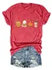 Amazon Wish sitio independiente moda casual bufanda linda para mujer calabaza fantasma hoja de arce color té con leche algodón manga corta