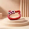 Hebilla de resorte con forma de lazo y efecto de goteo de aceite de color caramelo, accesorio DIY, conector de hebilla colgante para bolsa de dibujos animados lindo