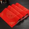 Papel Xuan Rojo Wannian Fu Zi Doufang Engrosado Papel para Coplas del Año Nuevo al por Mayor en Blanco Caligrafía a Mano Papel Rojo Dorado al por Mayor