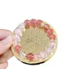 Nuevo Pulsera de Cristal Rosa del Mar de China Oriental Estilo Chino Cristal Natural para Mujer Venta al por Mayor Pulsera de Cristal Fresa Amor para Niñas Diseño Regalo