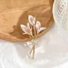 Broche de Novo Estilo Transfronteiriço, Corsage Colorido para Mulheres, Alfinete Exquisito, Estilo Retrô Europeu e Americano, Acessório para Terno, Joia Anti-Exposição