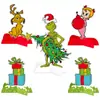 Decoración para fiesta de Navidad transfronteriza adornos de panal Papá Noel y muñeco de nieve accesorios para crear ambiente decoraciones de escritorio