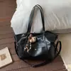 Bolsa Casual Retro de Gran Capacidad, Bolso Tote de Moda con Nueva Textura, Bolso de Hombro de Gran Capacidad para Mujer Invierno 2025