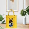 Novo saco de feltro dos desenhos animados saco de compras saco de estudante saco de armazenamento dos desenhos animados saco da múmia saco morango urso tote bag