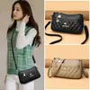 Bolsas de Suministro Directo Transfronterizas para Mujer, Estilo Nuevo, Bolso Cruzado Grande, Bolso de Hombro para Mujer, Hilo de Bordado, Bolso Madre para Dama, Bolso Cuadrado Pequeño Europeo y Americano