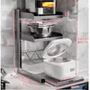 Estante de Almacenamiento para Arrocera Estante para Encimera de Cocina Estante para Microondas Horno Eléctrico Freidora de Aire Estante de Almacenamiento Multifuncional Extraíble