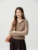 ¡No elige atuendos! Sudadera de cachemir de estilo sencillo para mujer, con botones, suave y relajada, tejido versátil