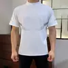 Camiseta Deportiva de Manga Corta de Verano, Ropa Deportiva de Ocio al Aire Libre para Hombres, Camiseta de Running Transpirable de Secado Rápido a la Moda de Media Manga
