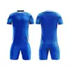 Roupas de Futebol Estampadas para Crianças Classe A Conjunto Esportivo Camisa de Manga Curta Masculina e Feminina Roupas para Acampamento de Treinamento de Estudantes Equipe de Competição