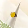 Nafoge joyería de plata al por mayor anillo de plata tailandesa con incrustaciones de piedra preciosa natural anillo de plata de ley 925 para mujer de moda producto único