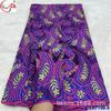 Água floral renda solúvel bordada multicolorida strass tecido vazado vestido tecido de renda atacado renda francesa