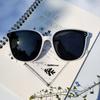 2024 Novos óculos na moda ins estilo masculino e feminino óculos de sol gm TikTok óculos de sol quadrados vermelhos femininos