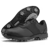Novos Sapatos de Golfe Masculinos de Tamanho Grande Transfronteiriço 39-49, Sapatos Esportivos Profissionais de Golfe Ativo com Travas Masculinos