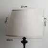 Lámpara de Mesa, Lámpara de Pie, Lámpara Colgante, Pantalla de Lámpara de Pared, Pantalla Cónica de Tela, Mesita de Noche de Dormitorio, Tela de Lino Simple y Acogedora