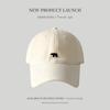 Verão Novo Boné de Beisebol Americano Feminino All-Match Soft Top Polar Bear Cap Masculino Elegante Marca Rosto Pequeno Protetor Solar Cap
