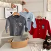 Suéter Nuevo para Bebé, Tejido para Niños Recién Nacidos, Cárdigan de Primavera y Otoño, Top para Niñas