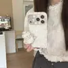 Funda de koala estilo coreano con line art, adecuada para 17promax, linda funda de teléfono Apple 18, soporte para iPhone 15, 16 protección completa