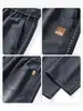 Calças Casuais de Veludo Lyocell Plus Masculinas Novas Jeans Retos Largos Outono/Inverno Calças Largas Espessadas