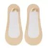 Calcetines de Seda de Hielo para Mujer, Verano Finos Antideslizantes Amortiguadores Anti-Impacto de Corte Bajo Invisibles para Tacones Altos