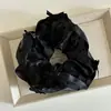 Estilo Coreano Lunares Blancos y Negros Lazo para el Cabello Cuerda de Malla para el Cabello para Mujer Diadema Elegante Adorno de Cabeza con Bola y Flor