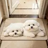Alfombrilla de suelo de tierra de diatomeas linda de dibujos animados para baño, absorbente de agua, secado rápido, antideslizante, resistente a la suciedad, resistente al desgaste, fácil de mantener