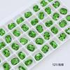 Taladro de uñas Dongzhou de 8 x 6 mm, pequeño cojín K9, taladro de punta inferior, accesorios de joyería para bricolaje, taladro de uñas de ángulo redondo cuadrado largo, súper flash